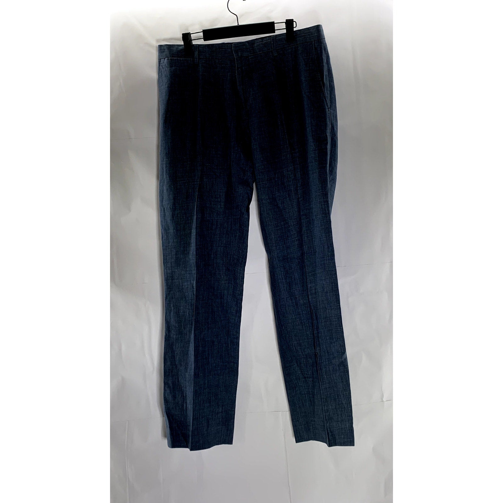 BANANA REPUBLIC Men's Blue Chambray Classic-Fit Linen Pant SZ 32X32