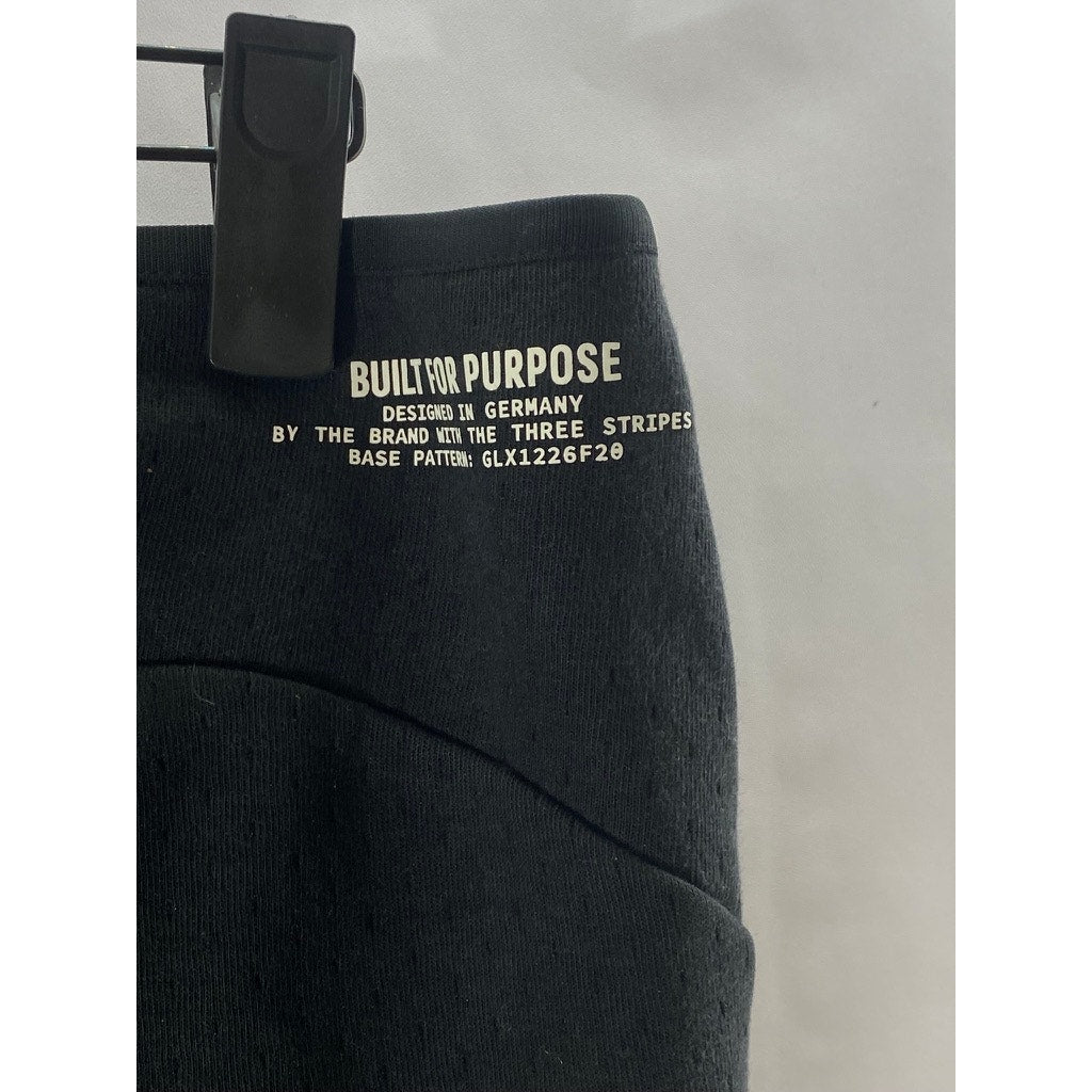 ADIDAS Women's Black Casual Z.N.E Side Zipper Cuffed Pull-On Drawstring Pant SZM
