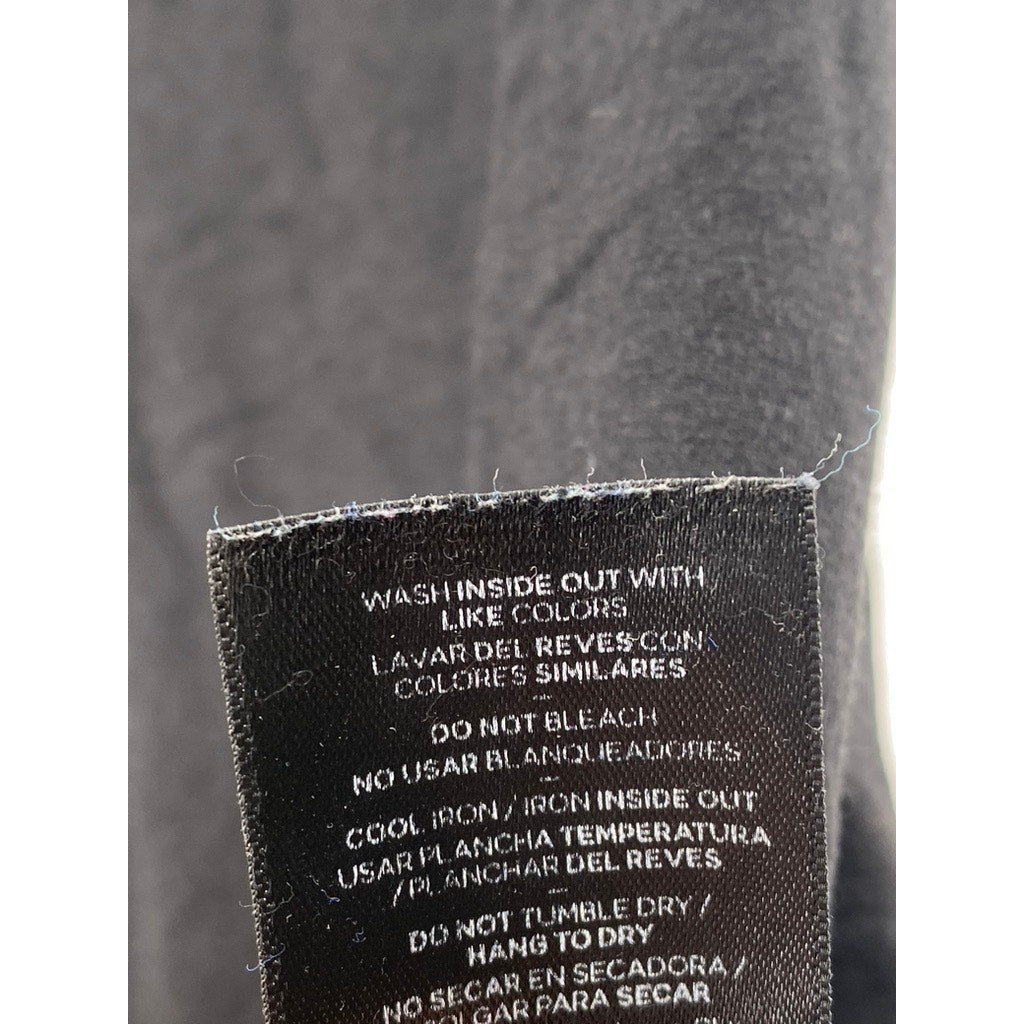 ALPHALETE Men's Black Solid Crewneck Short Sleeve Casual T-Shirt SZ M