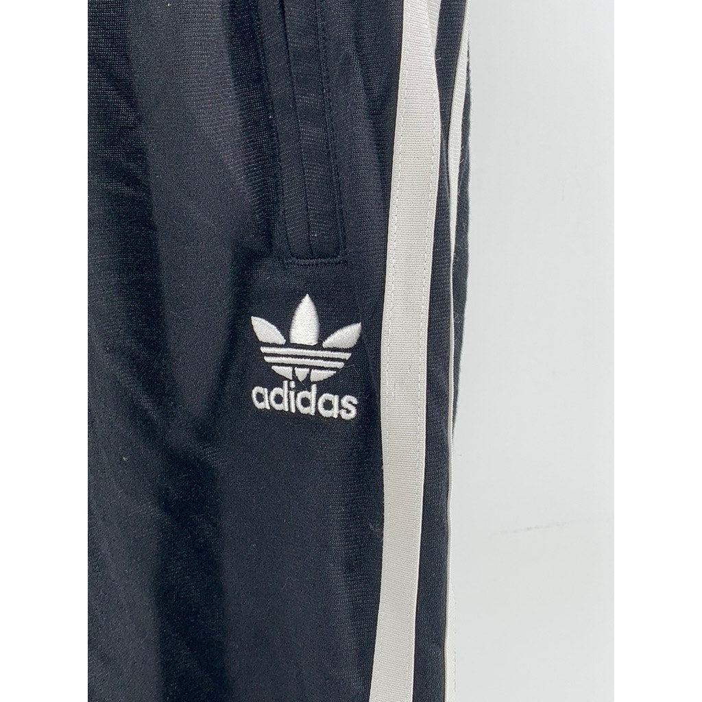ADIDAS Women's Black Straight-Leg Active Track Pants SZ S