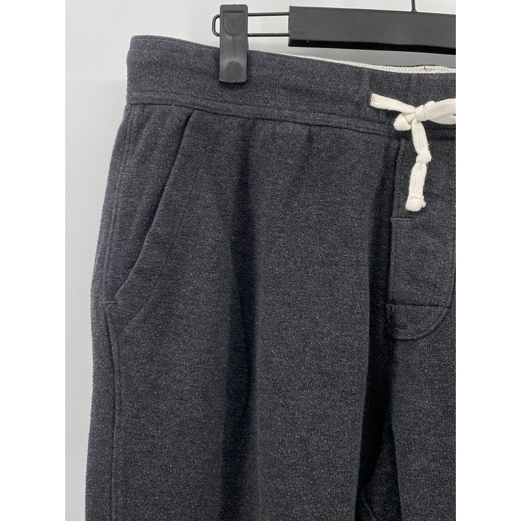 ABERCROMBIE & FITCH Men's Charcoal Gray Drawstring Slim-Leg Casual Pants SZ M