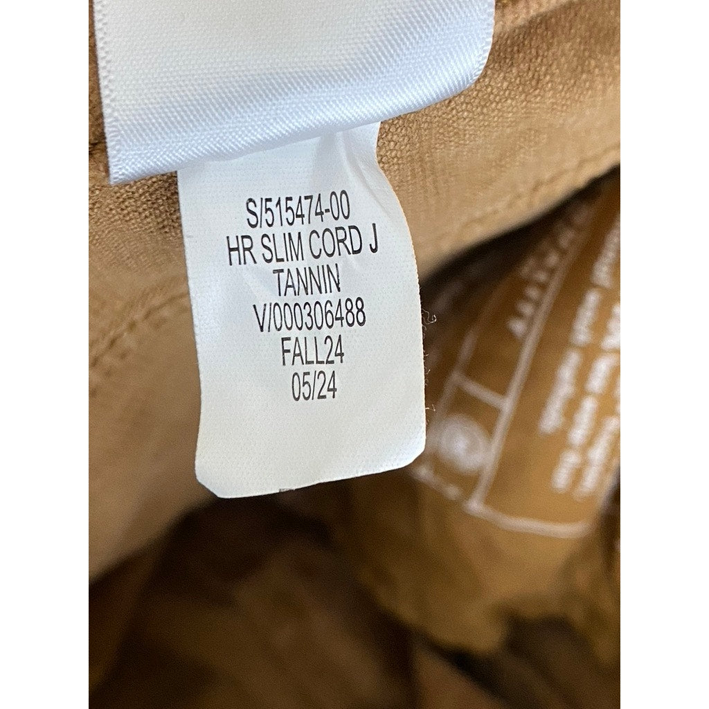 BANANA REPUBLIC Women's Tan Corduroy High-Rise Slim Pant SZ 27/4