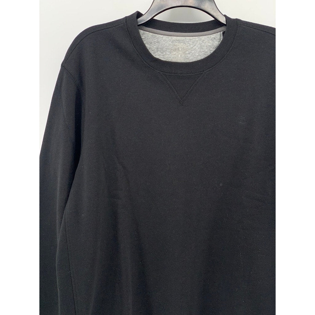 G.H. BASS & CO Men's Black Crewneck Casual Long Sleeve Sweatshirt SZ L