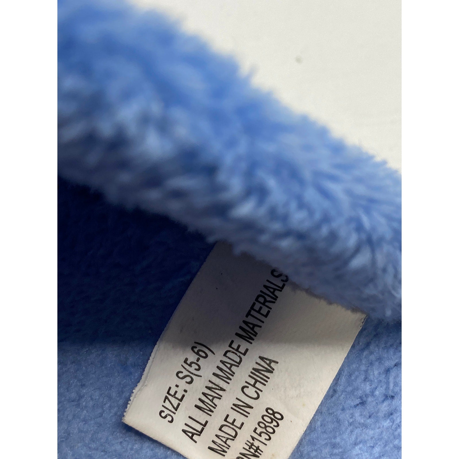 BANDOLINO Women's Blue Fuzzy Slide-On Casual Slippers SZ S(5-6)