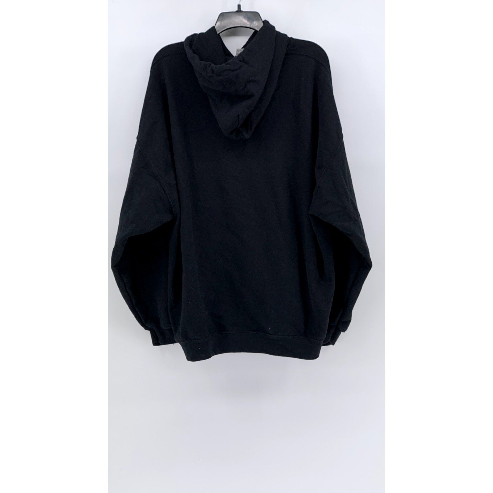 GILDAN Unisex Black-White Lady Luck Graphic Hoodie SZ 2XL