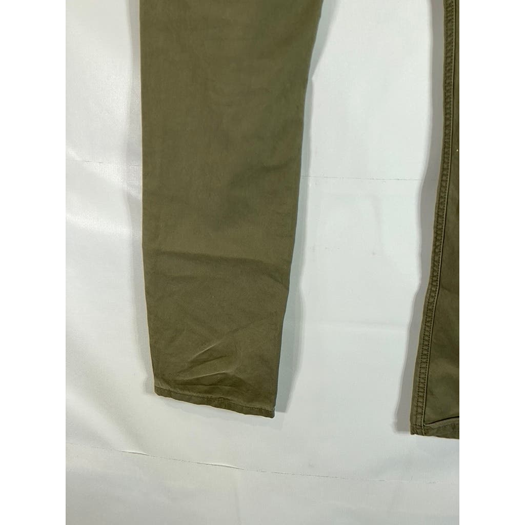 SUPERDRY Men's Khaki The Rookie Five-Pocket Chino Trousers SZ M