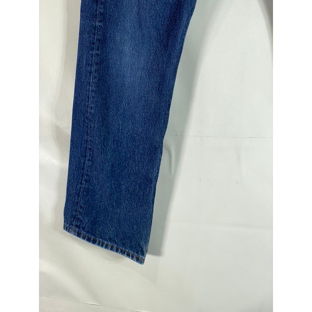 LEVI'S Men's Blue 501 Vintage Straight-Fit Five-Pocket Button-Fly Jeans SZ 31X34