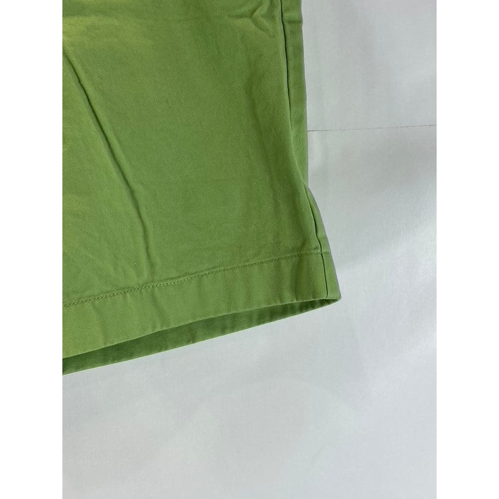 J.CREW Men's Green Four-Pocket Stretch 9" Chino Shorts SZ 33