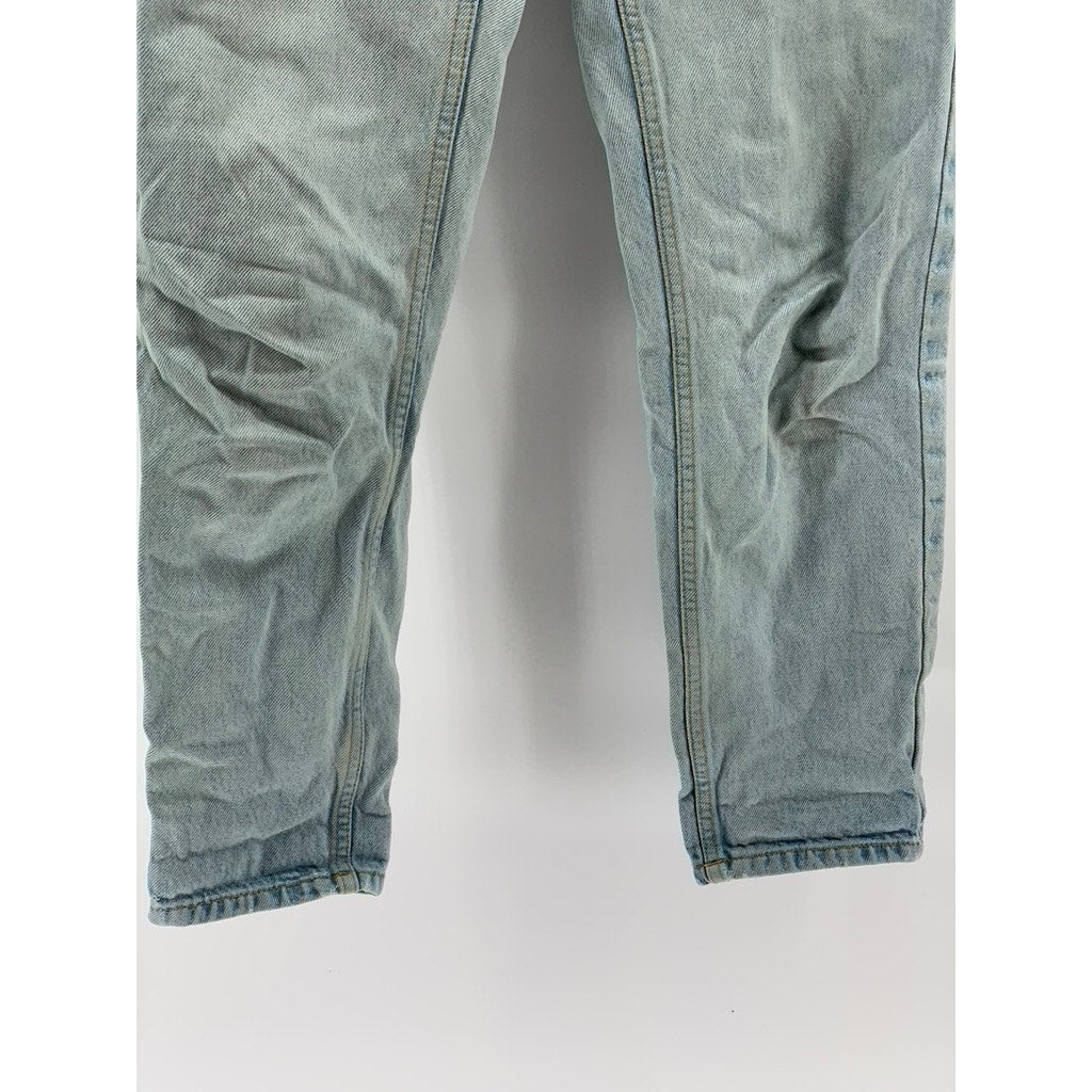 TOPSHOP MOTO Women's Light Wash Denim Mom Jeans SZ 28