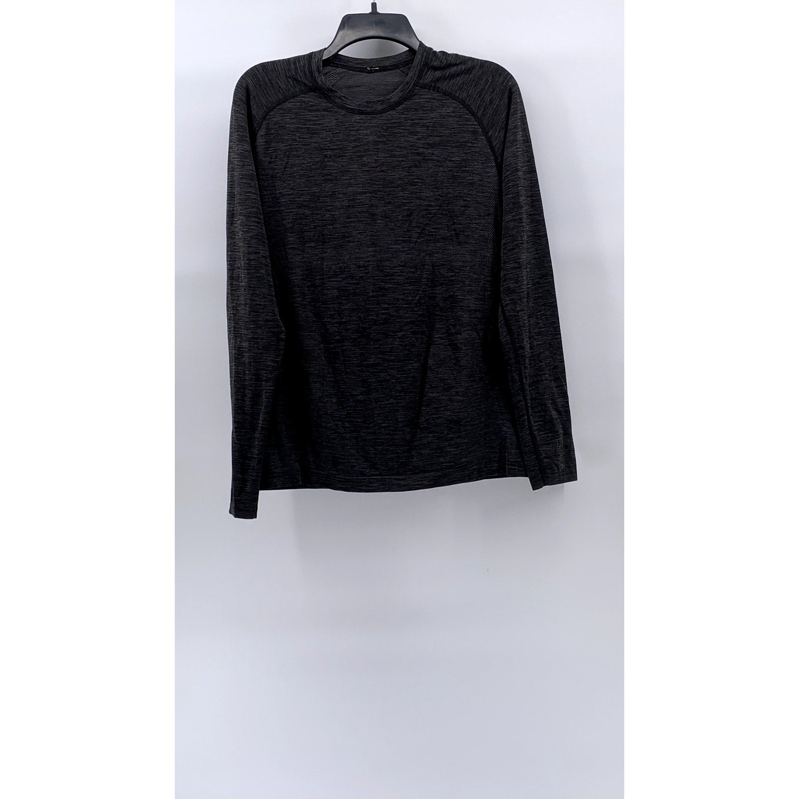 LULULEMON Women's Charcoal Gray Heather Crewneck Long Sleeve Active Top SZ S