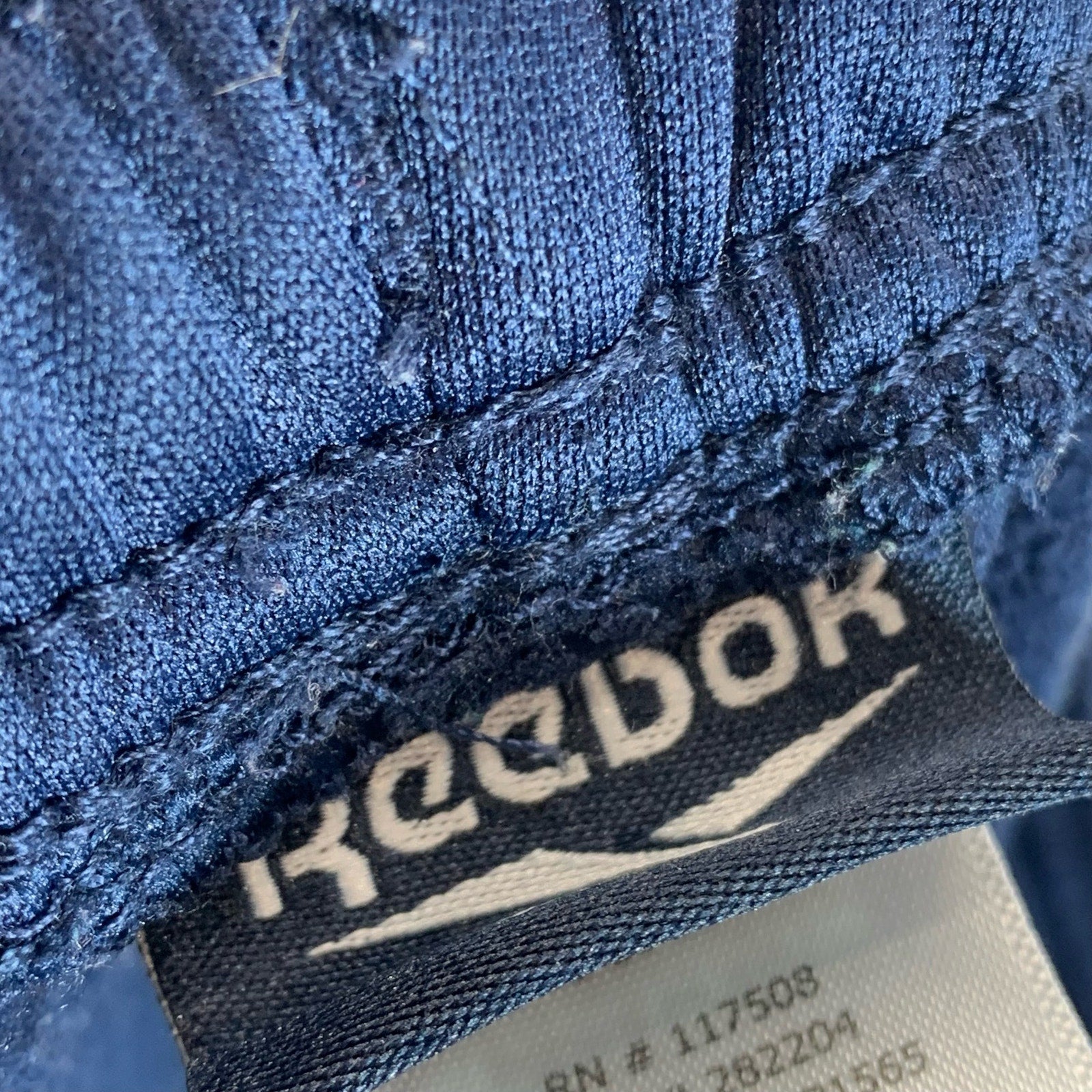 REEBOK Men's Dress Blue Relaxed-Fit Drawstring Cargo Fleece Jogger Pant SZ S