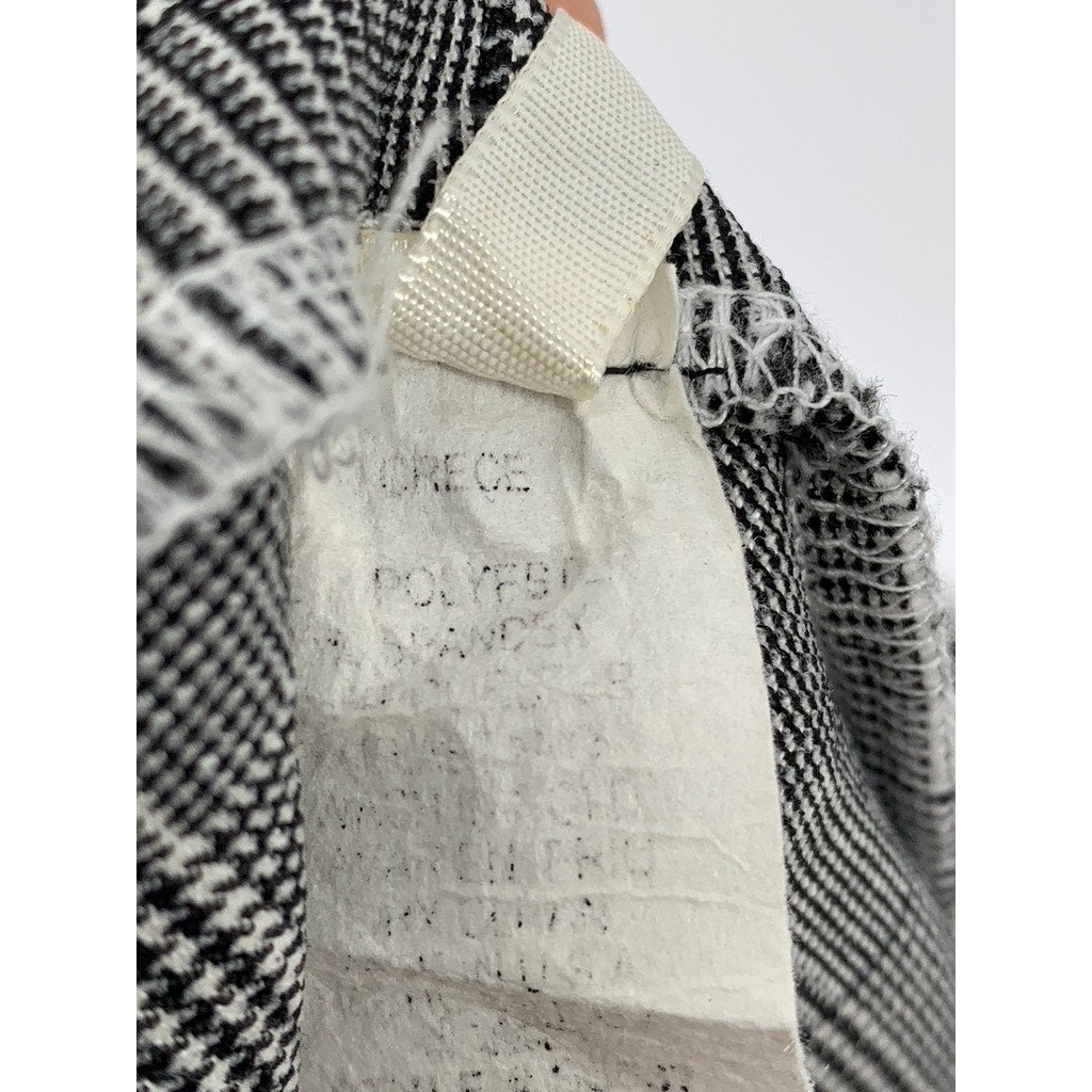 CRECE Women's Gray Plaid Straight Knee-Length Skirt SZ L