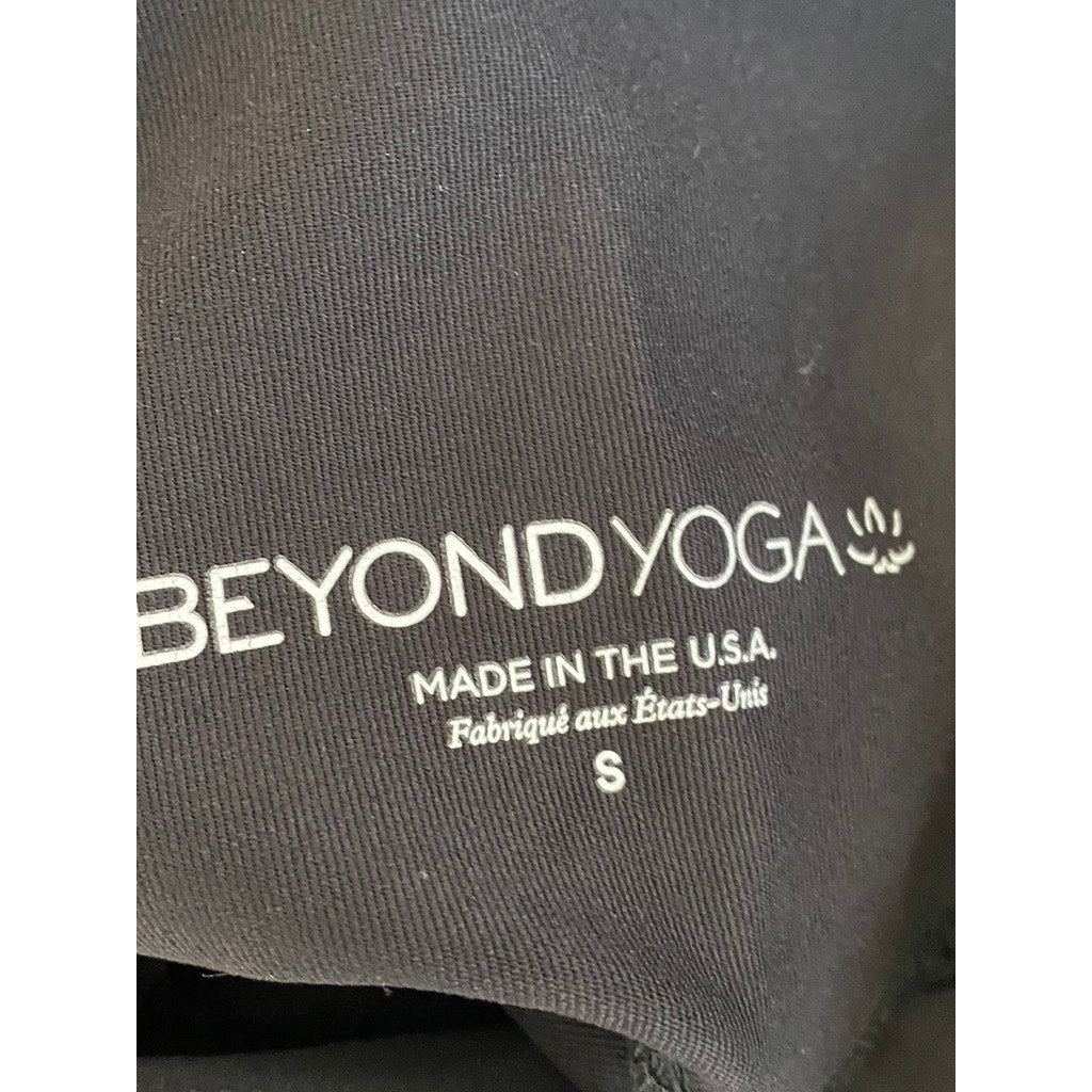 BEYOND YOGA Women's Black Cactus Print High-Rise Pull-On Leggings SZ S