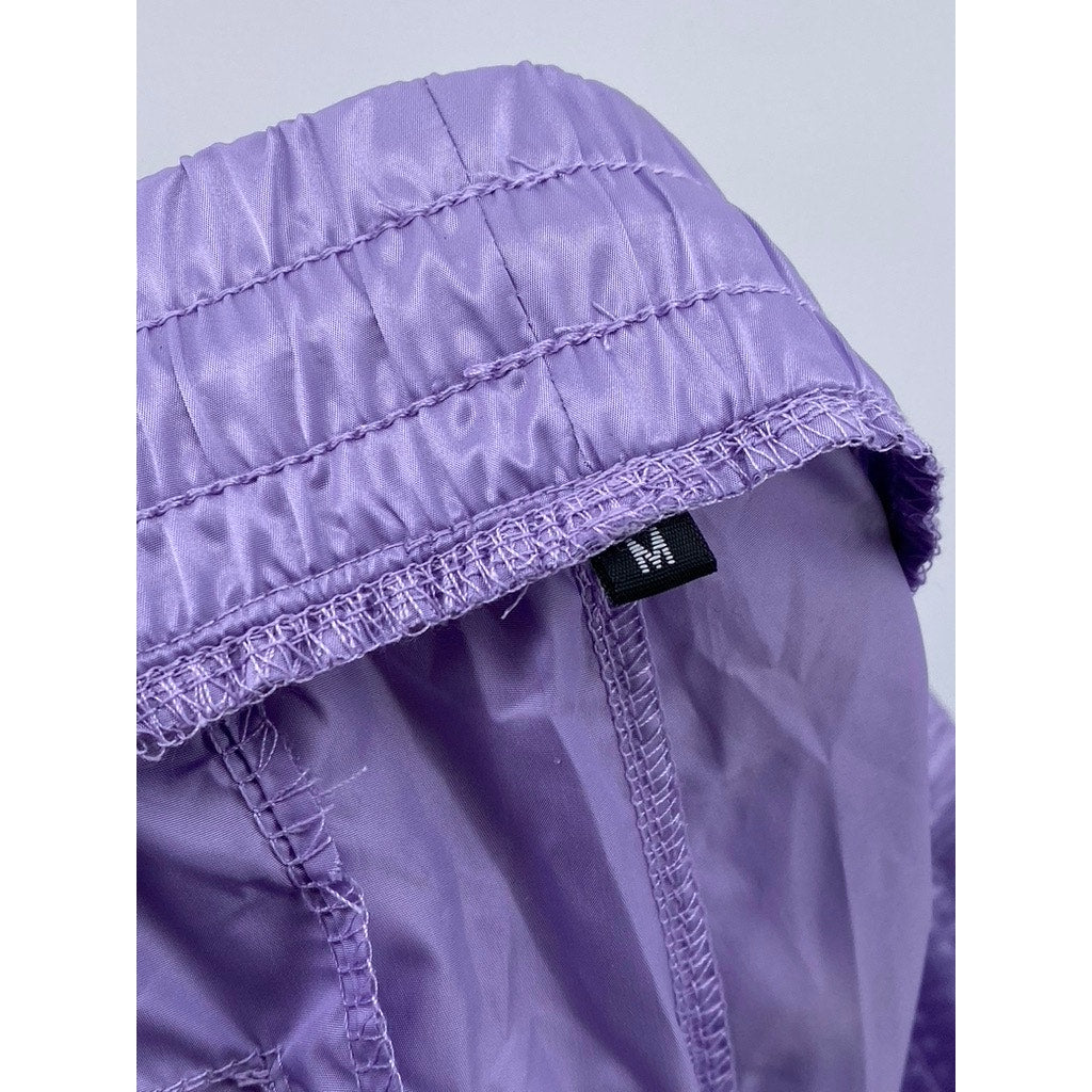 WTHRS Men's Lilac-White Side Stripe Drawstring Activewear Shorts SZ M