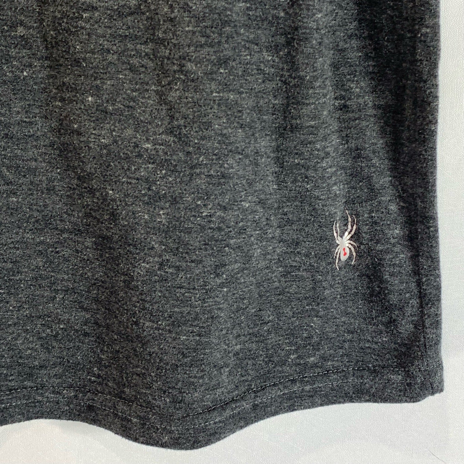 SPYDER Men's Charcoal Crewneck Short Sleeve T-Shirt SZ M