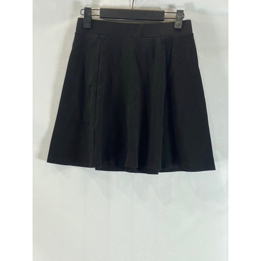 DIVIDED By H&M Women's Solid Black Skater Mini Skirt SZ S