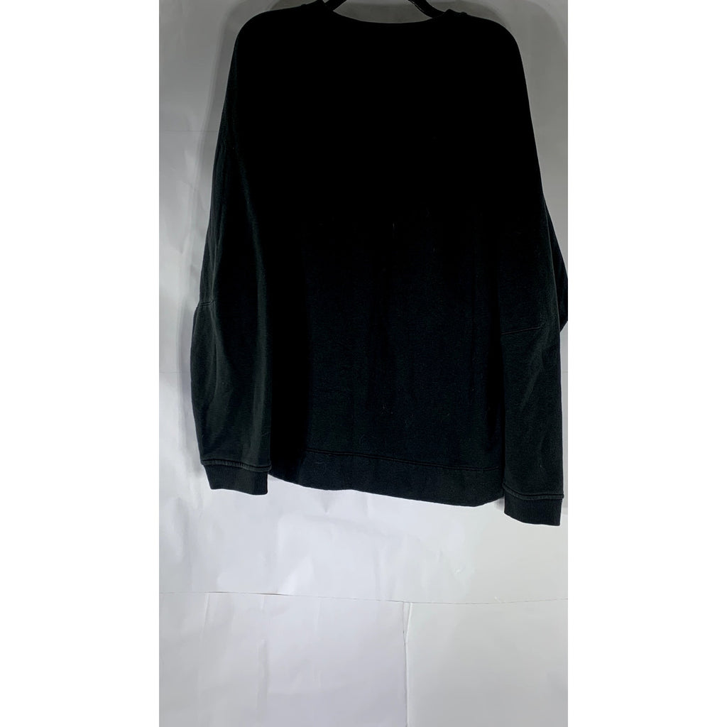STANDARD/CLOTH Men’s Black Solid Classic Crewneck Pullover Sweatshirt SZ L