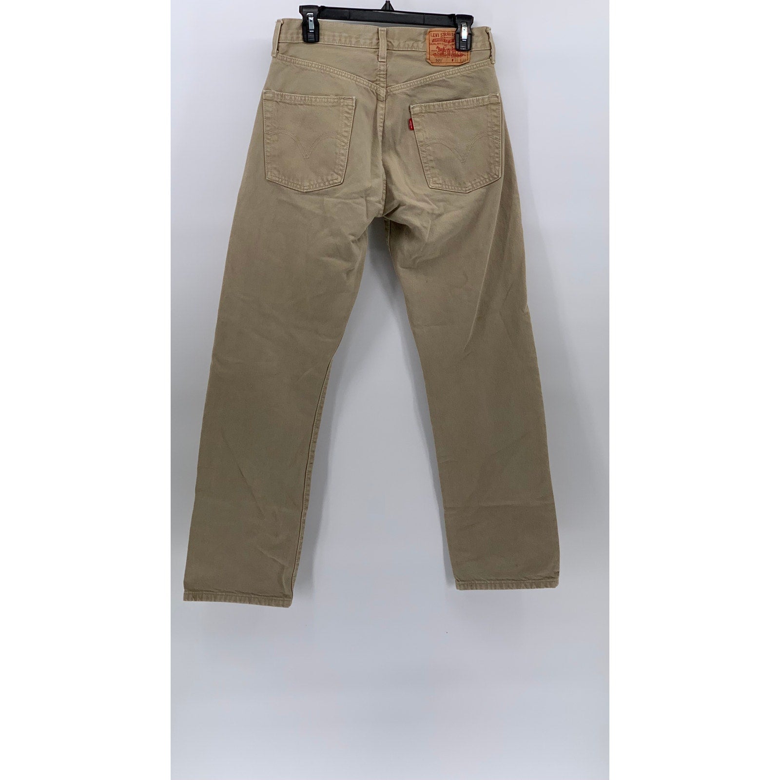 LEVI'S Men's Tan Denim Y2K 501 Regular Straight Leg Five-Pocket Jeans SZ 31X32