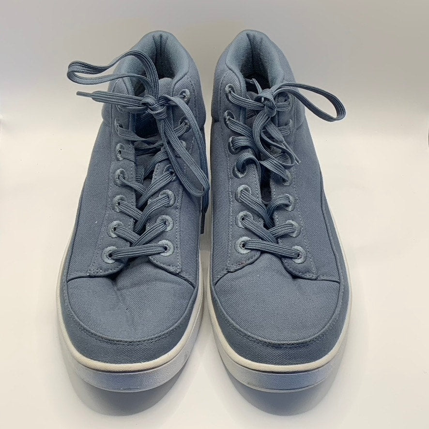 ALLBIRDS Men's Blue Canvas Pacer Mid-Top Lace-Up Sneakers SZ 10