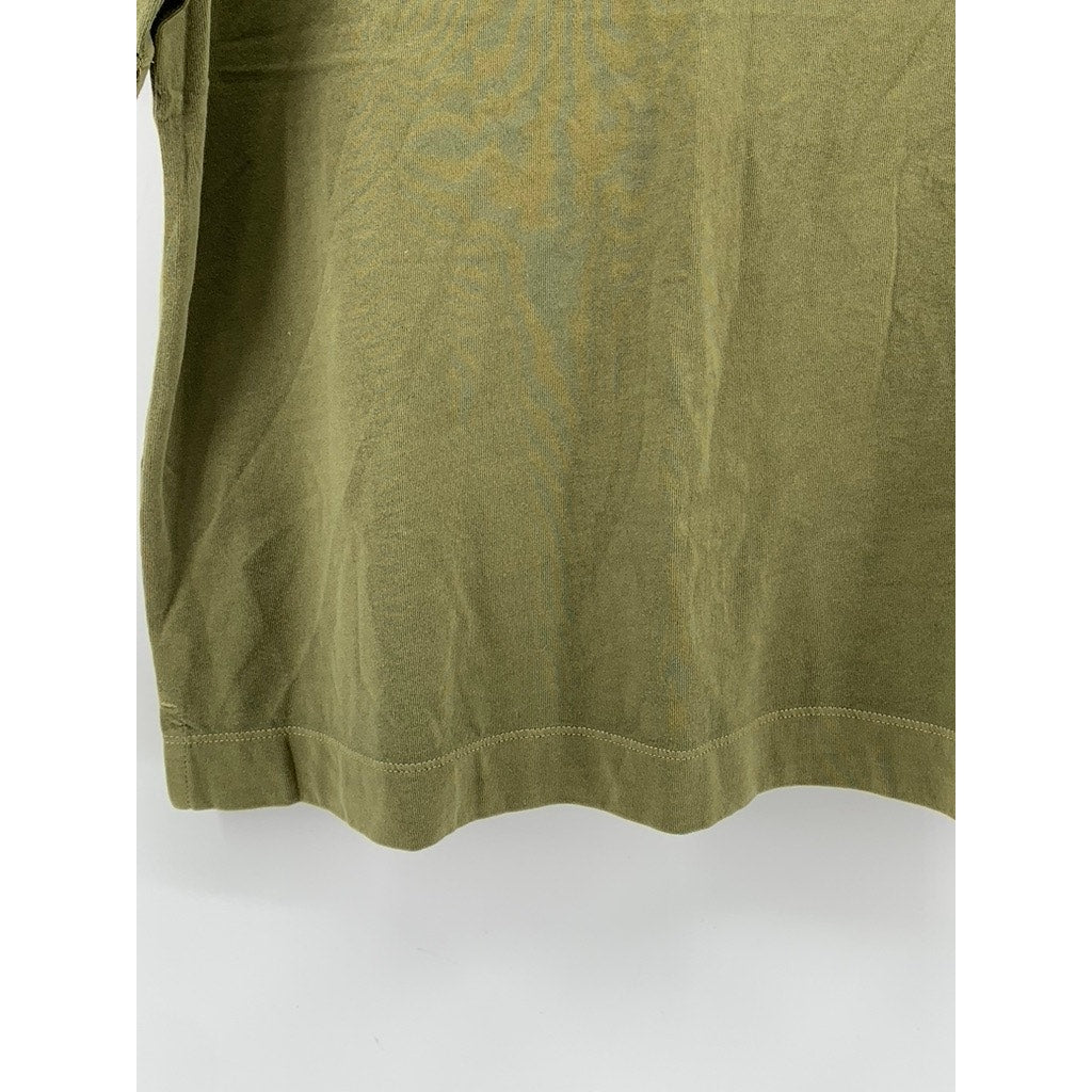 OLD NAVY Women's Olive Green Crewneck Casual Short Sleeve Top SZ S