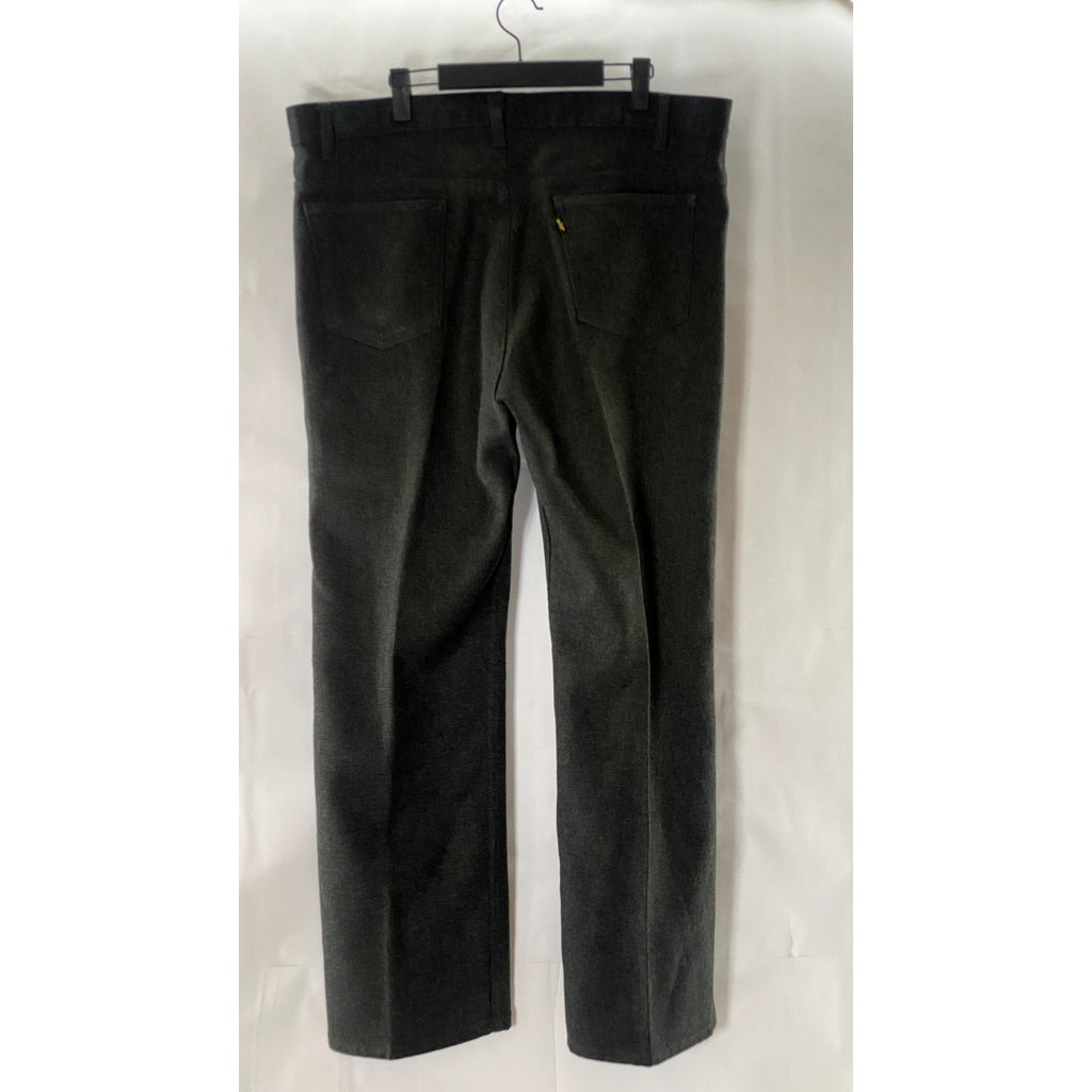 LEVI'S Men's Charcoal Gray Straight-Leg Four-Pocket Pants 40x30