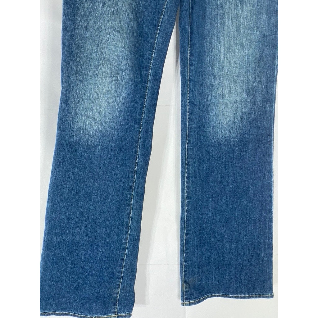 GAP Women's Dark Blue Denim Regular-Fit Bootcut Five-Pocket Jean SZ 4/27