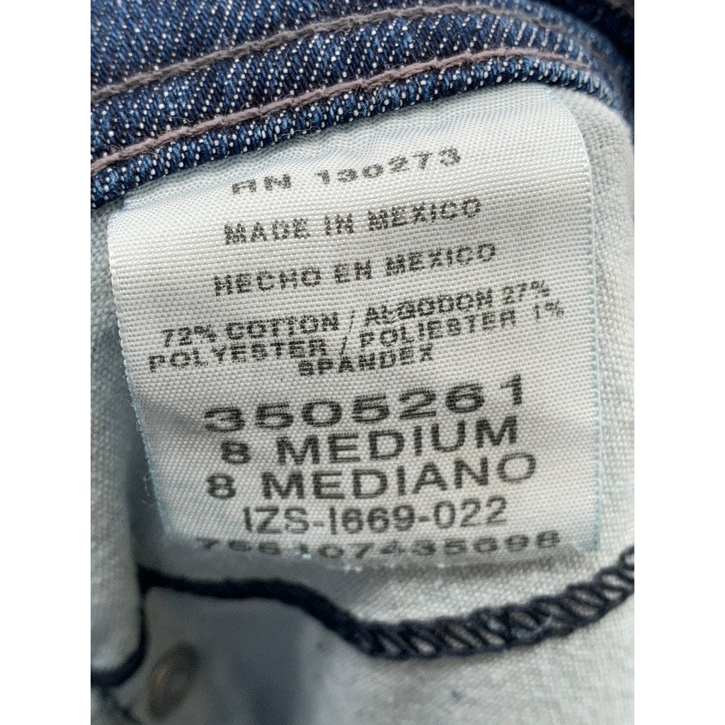 LEE Women's Medium Wash Classic Fit Straight Leg Jeans SZ 8