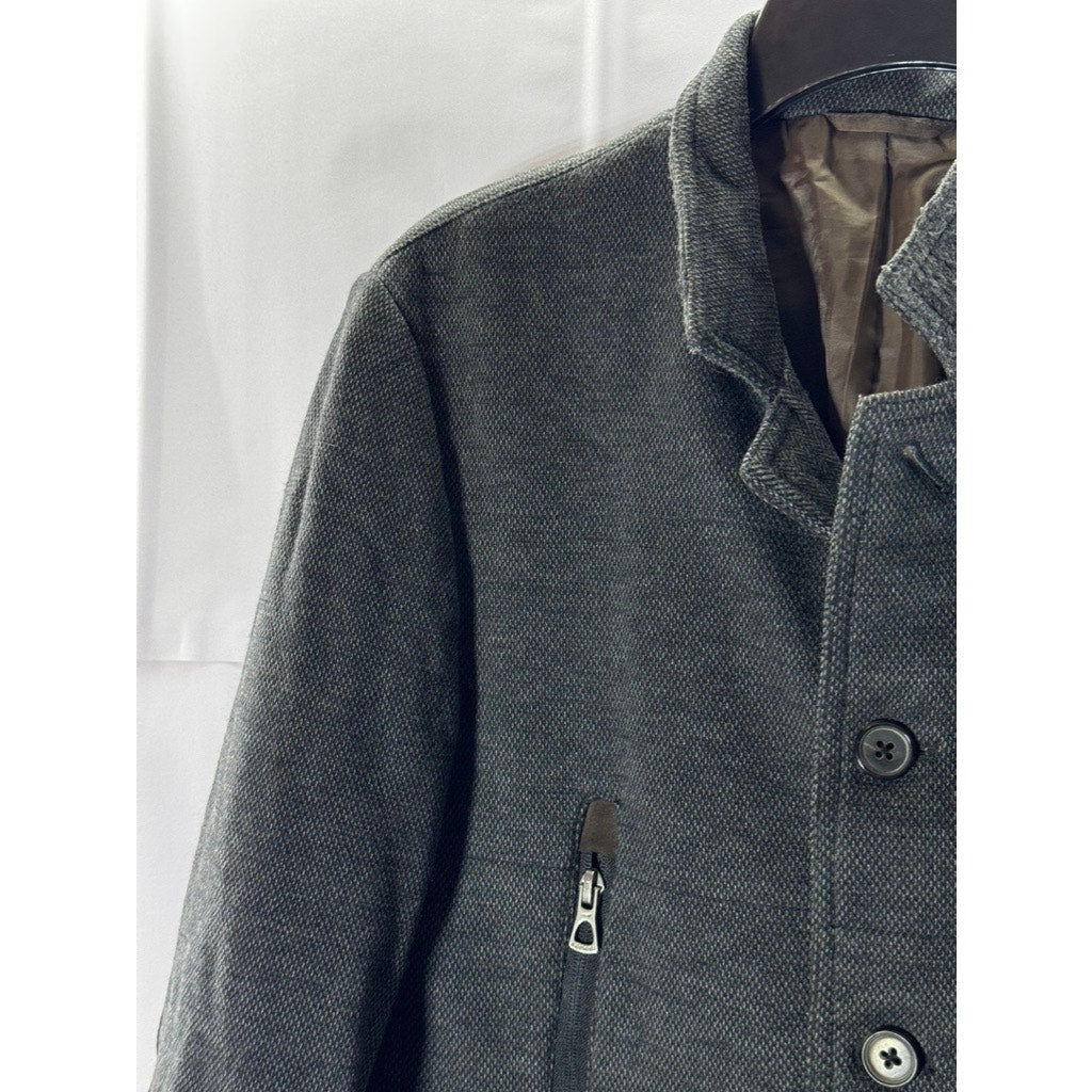 SERIES; URBAN GENERATION Men's Charcoal Button-Front Jacket SZ 95(M)