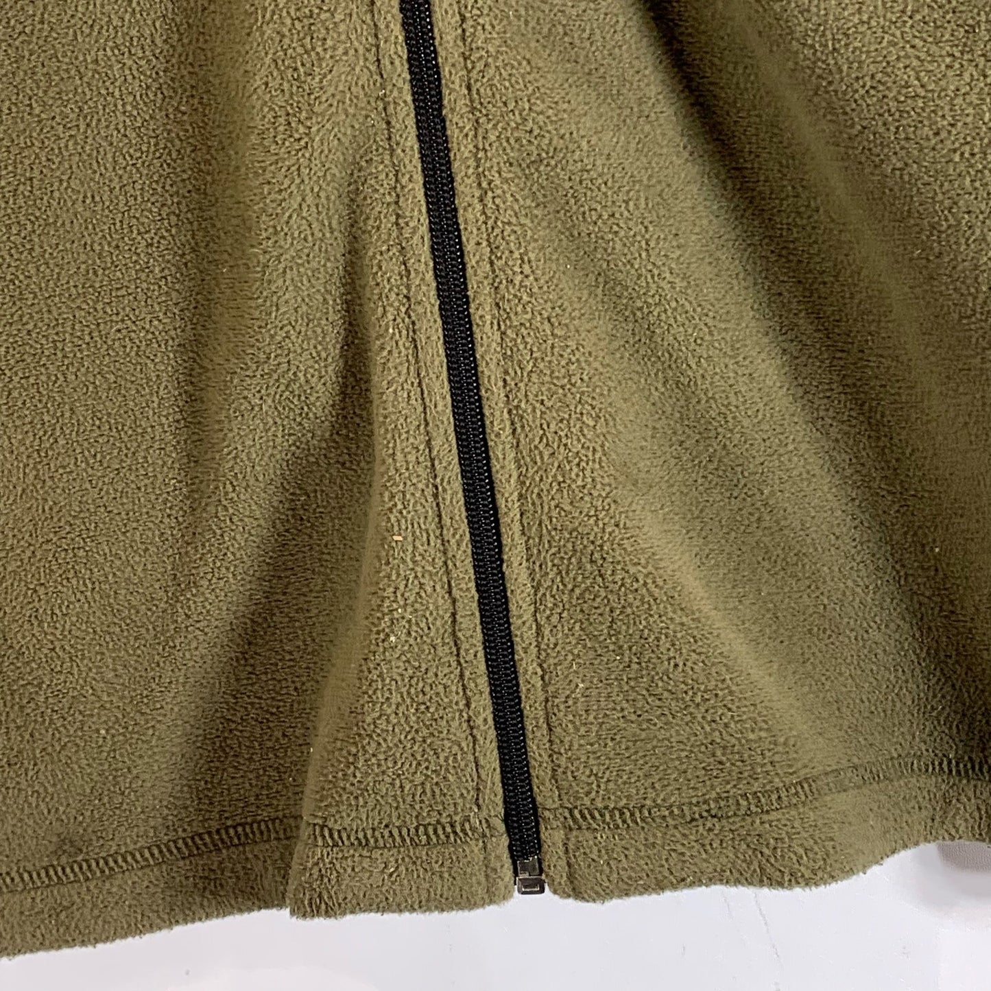 POLO JEANS CO. RALPH LAUREN Men's Olive Green Vintage Fleece Zip-Up Jacket SZ L