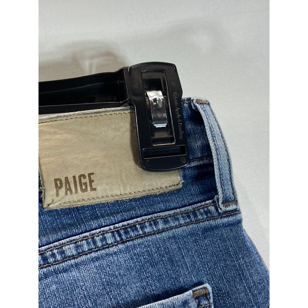 PAIGE Men's Holmes Blue Federal Slim Straight Five-Pocket Denim Jeans SZ 34