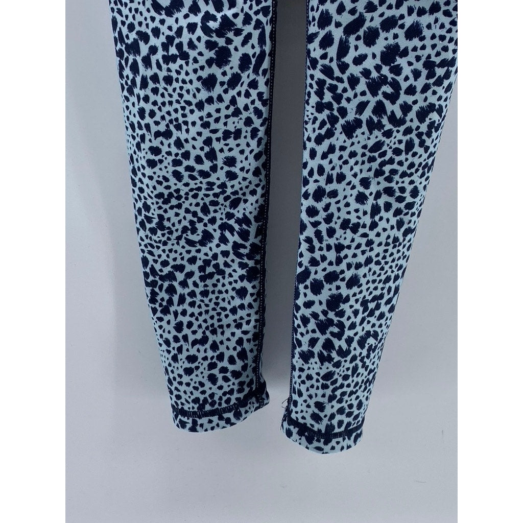 COTTON ON Women's Blue Animal Print High-Waist Pull-On Active Leggings SZ XS