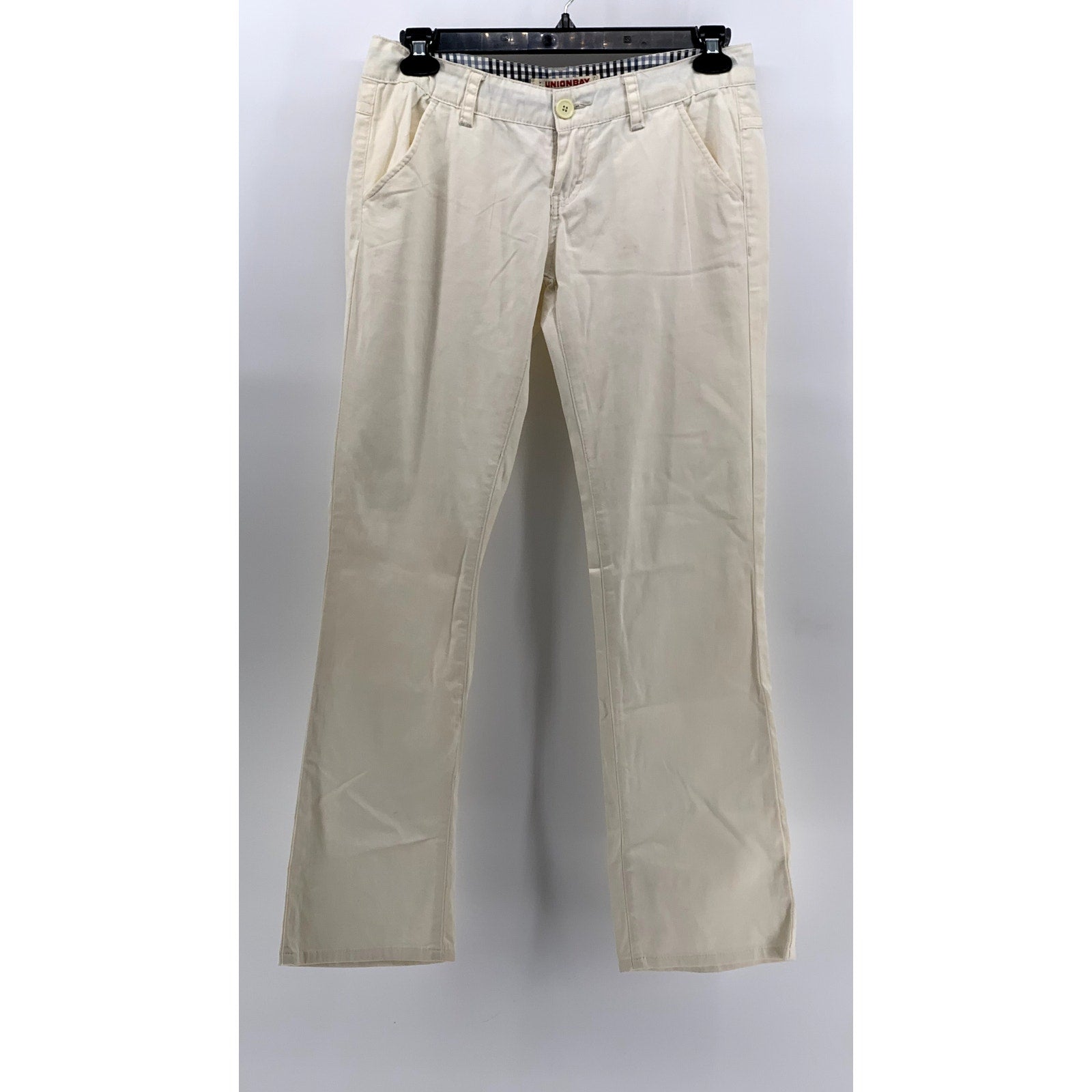 UNIONBAY Women Juniors' Beige Heather Uniform Pants SZ 9