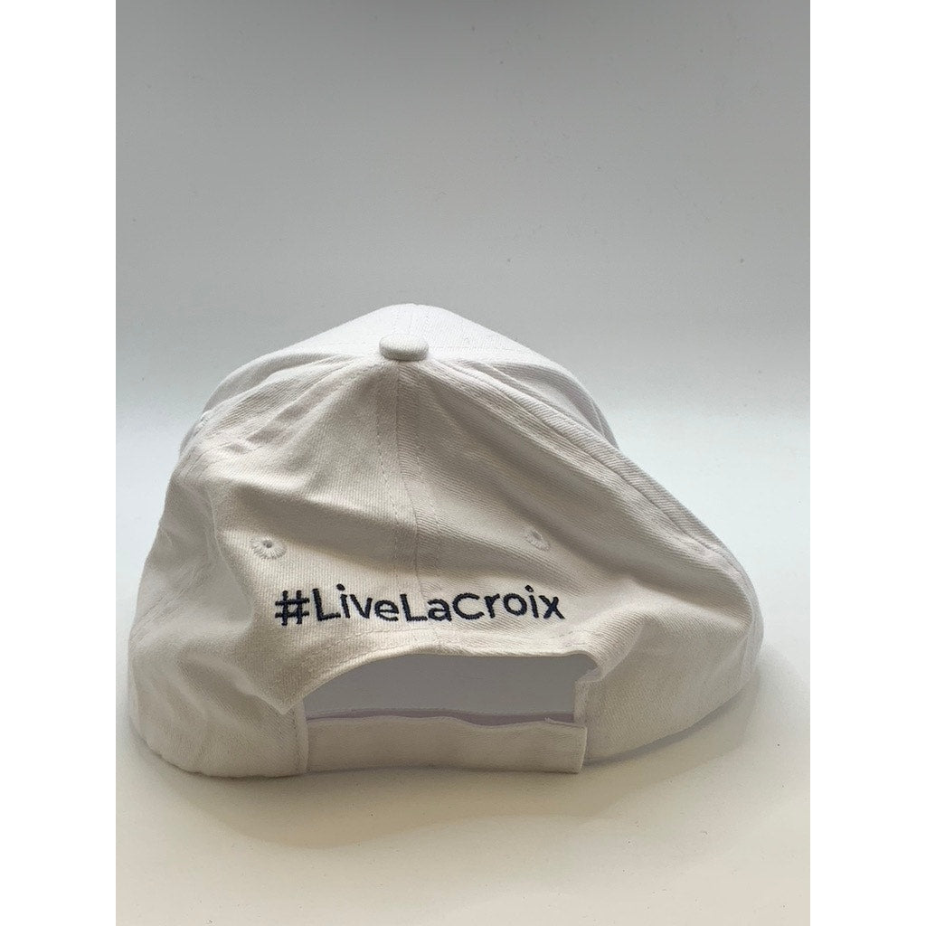 LA CROIX Men's White Embroidered Logo Baseball Cap SZ OS