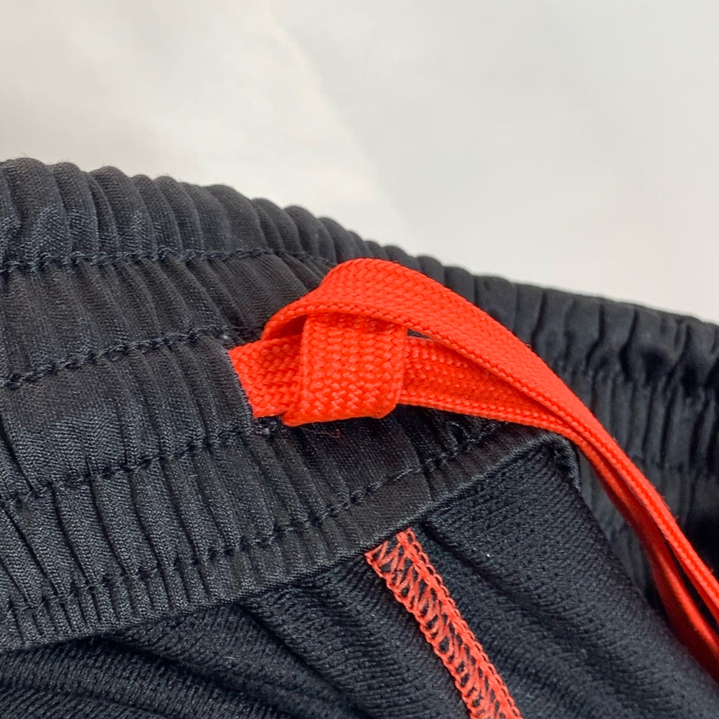 ADIDAS Men's Orange/Black Drawstring Waist Pull-On Active Shorts SZ L