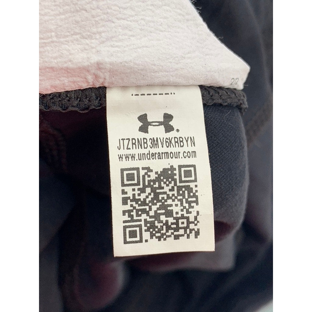 UNDER ARMOUR Women's Black High-Rise Bike Shorts SZ S