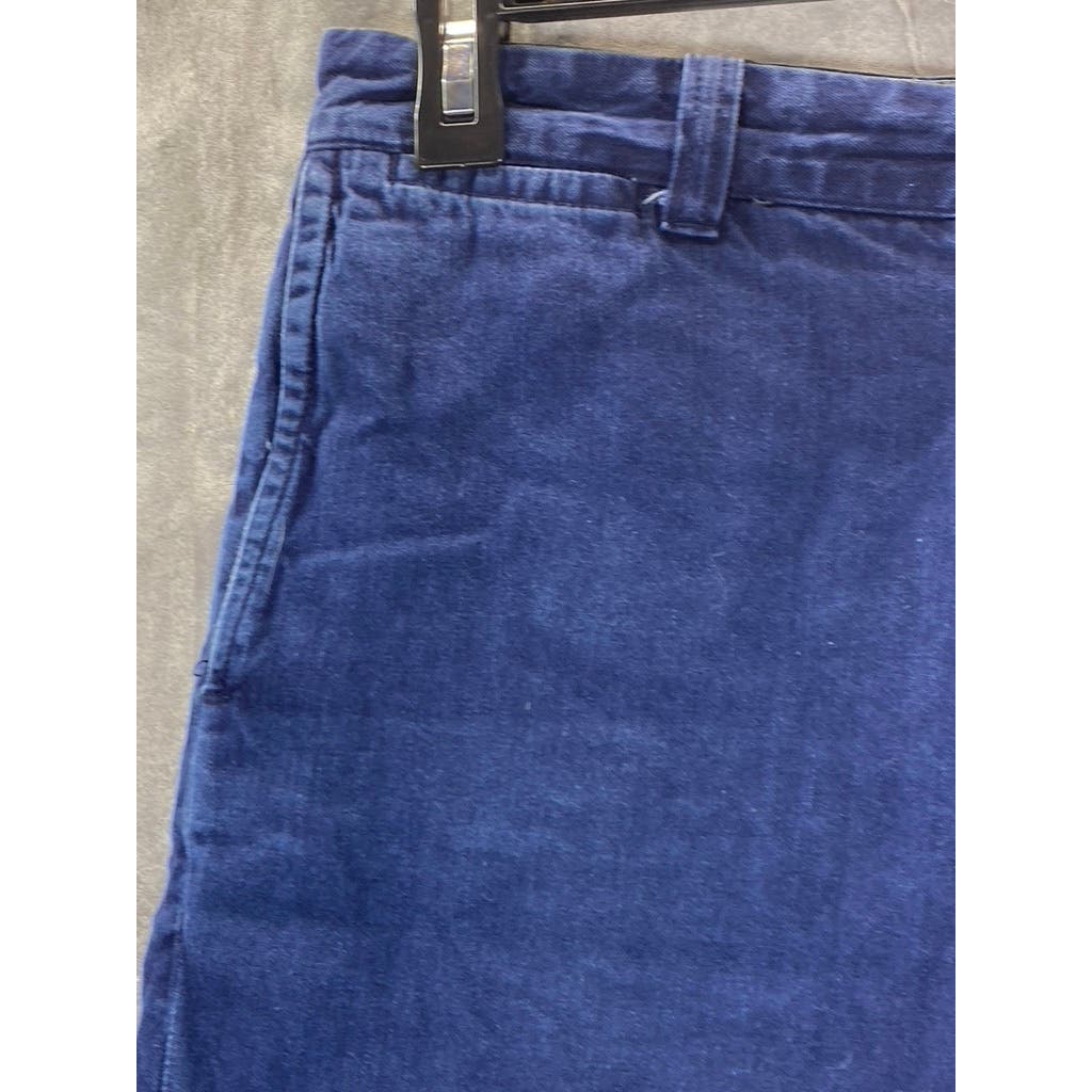 J.CREW Men's Navy Stretch Regular-Fit Chino Shorts SZ 30
