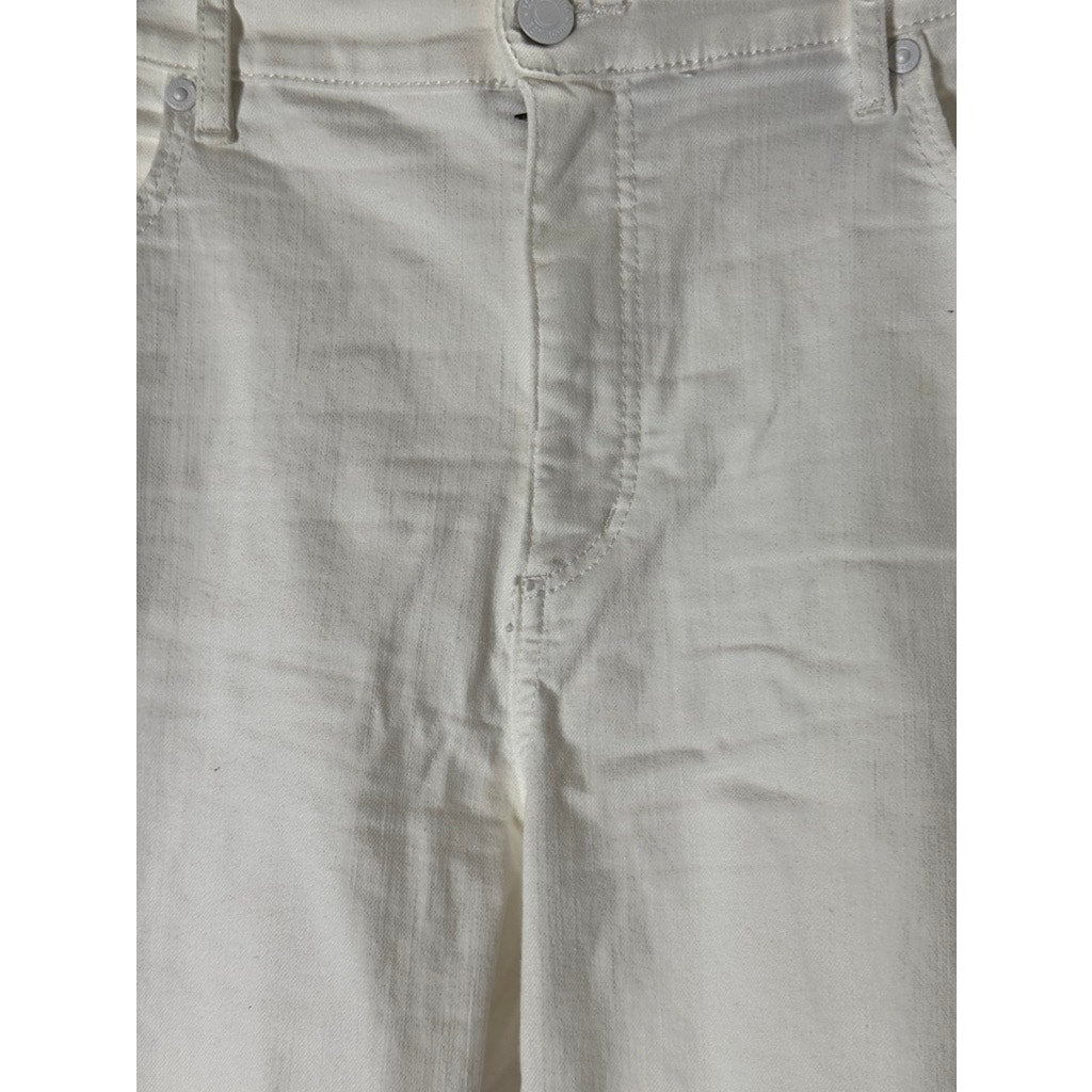 LOFT Women's White The Skinny Modern Denim Five-Pocket Jeans SZ 31