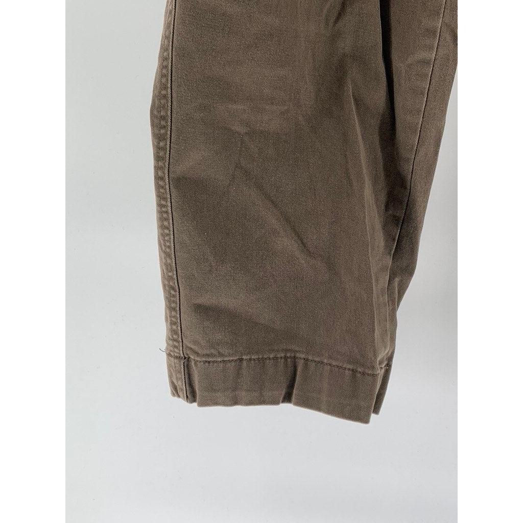 JOSEPH ABBOUD Men's Brown Straight-Leg Stretch Chino Pants SZ 40X32
