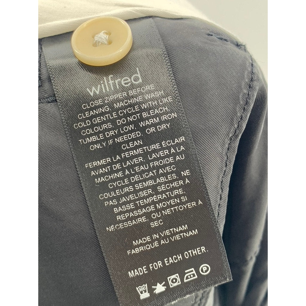 WILFRED Women’s Black Straight Shorts SZ 4