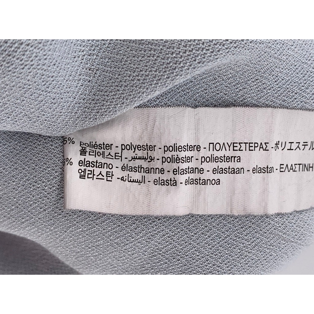 ZARA Women's Light Gray Solid Square-Neck Sleeveless Crop Top SZ S