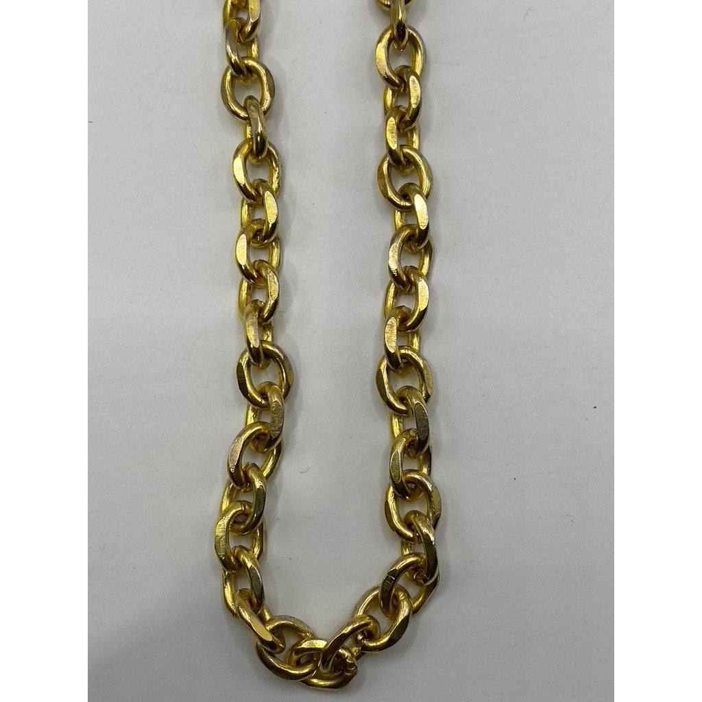 PRADA Men's Gold Chainlink Chunky Necklace