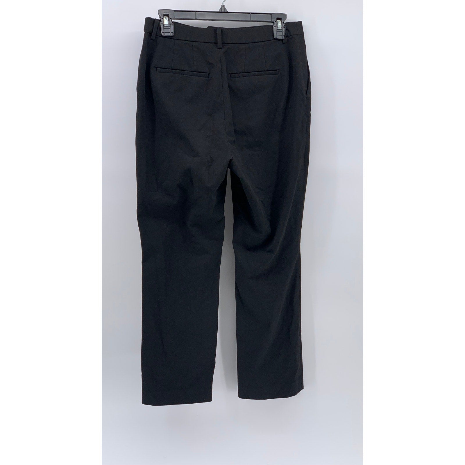 UNIQLO Women's Black Solid Slim-Leg Regular-Fit Smart Ankle Pant SZ M