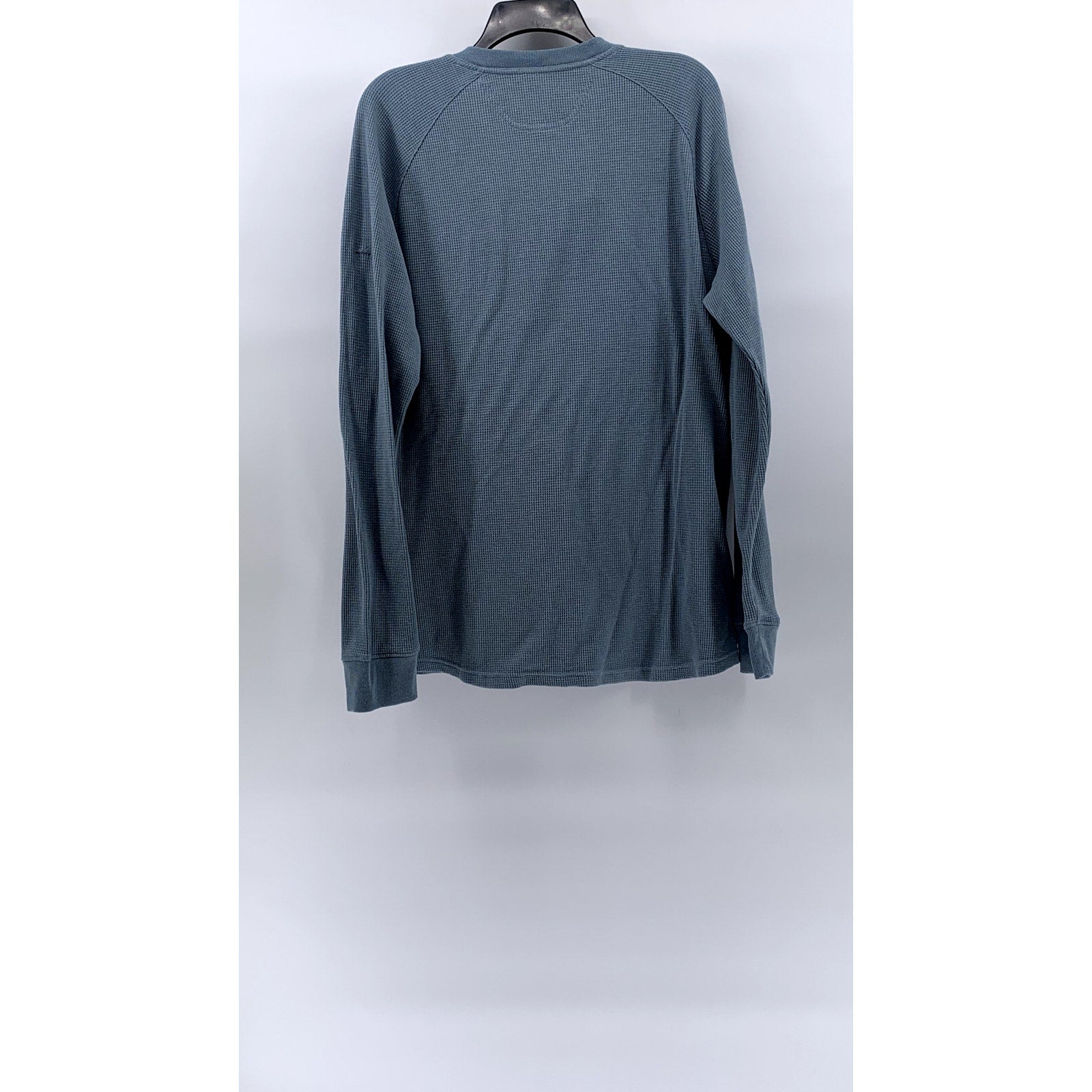 MYLES Men's Blue Long Sleeve Thermal Henley Shirt SZ XL