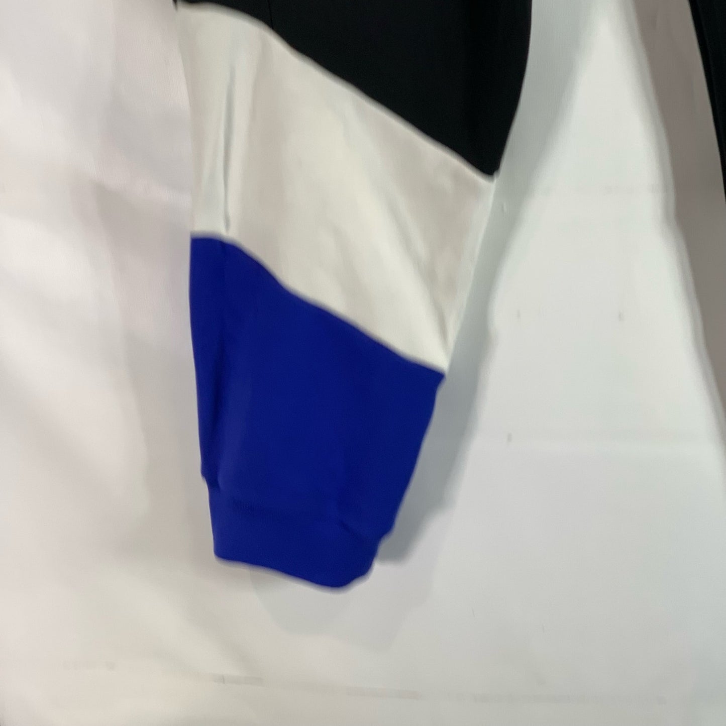 ADIDAS Men's Black/Blue/White Colorblock Fleece Drawstring Pull-On Pants SZ 2XL