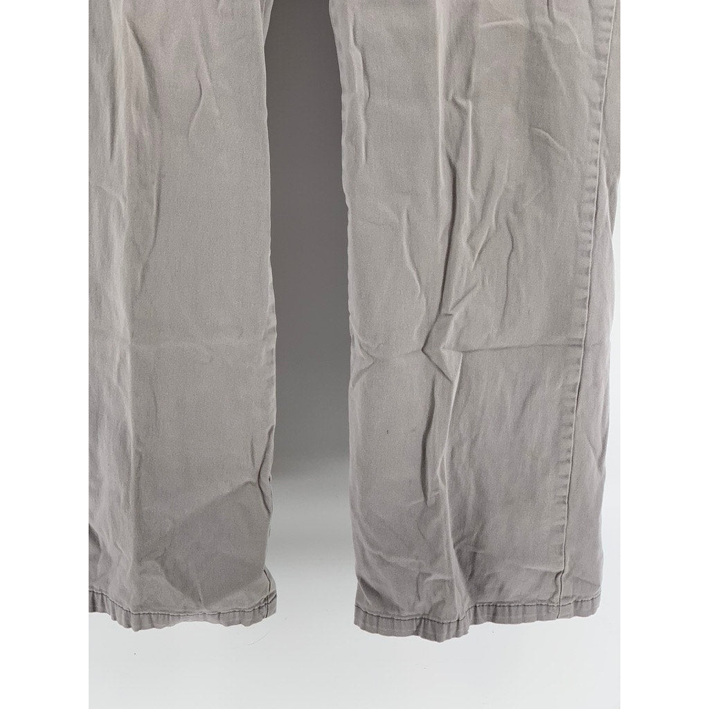 CROFT & BARROW Women's Gray Classic-Fit Straight-Leg Pants SZ 10