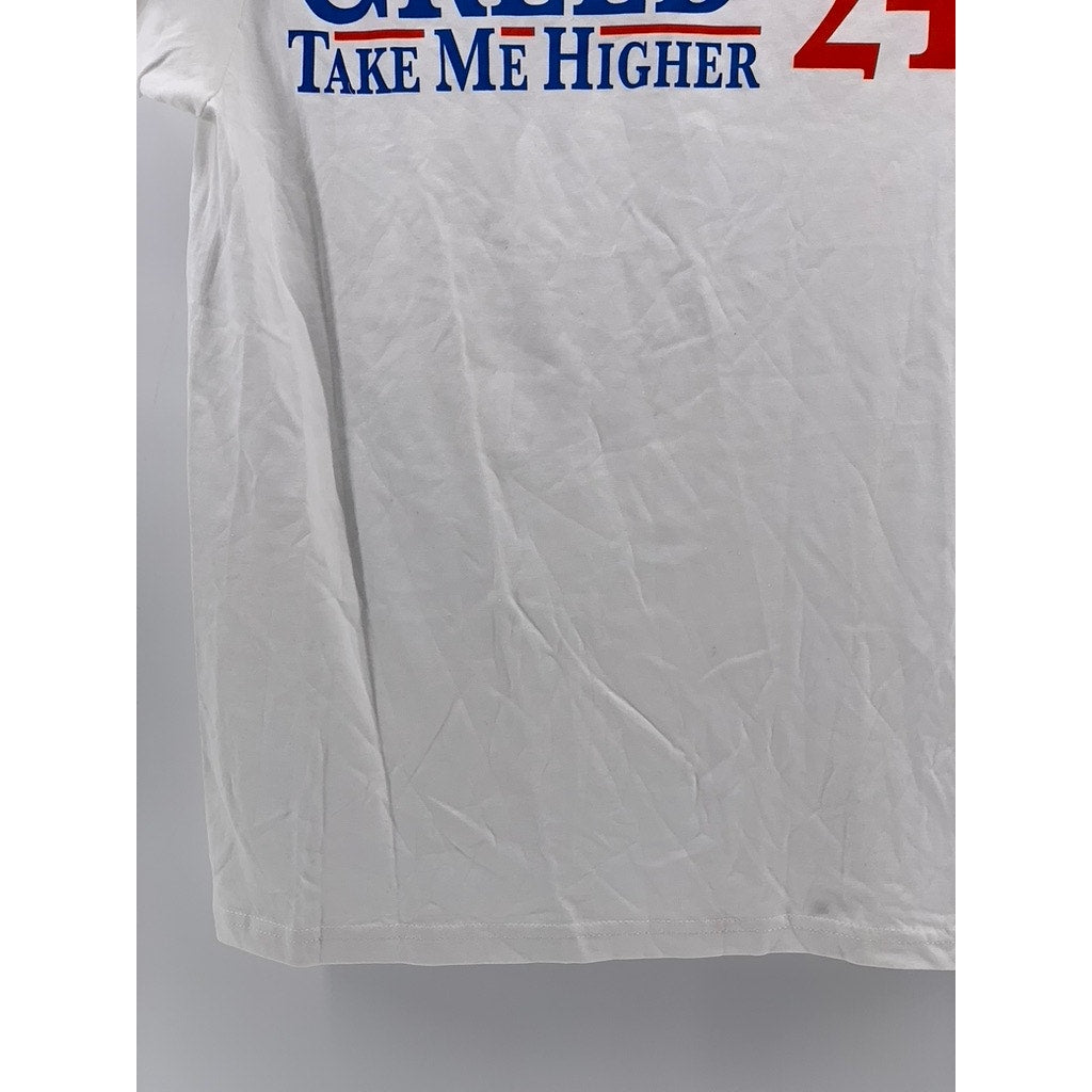 CREED Men's White Crewneck Short Sleeve T-Shirt SZ S