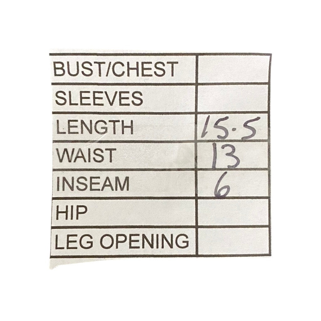 DOUBLE RAINBOUU Women's Black-Beige Large Daisy Print Elastic-Waist Shorts SZ S