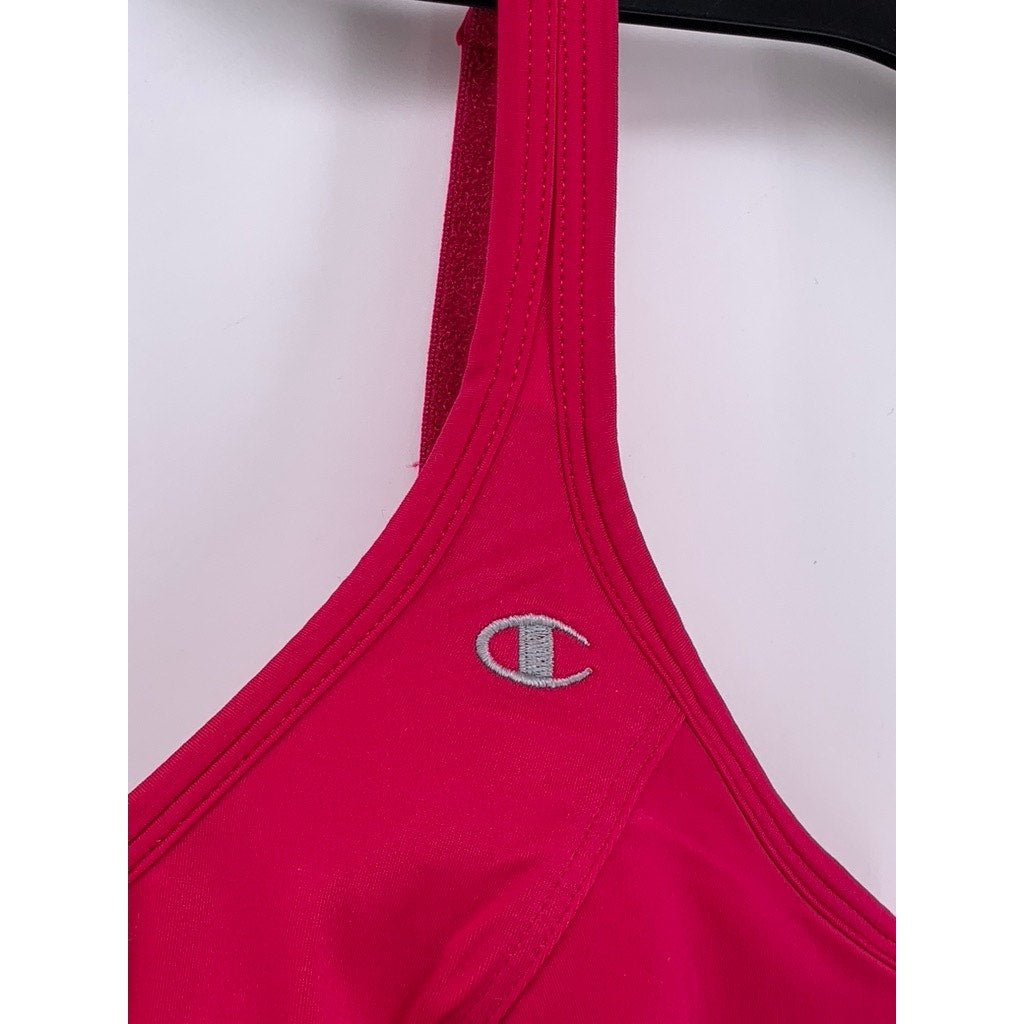 CHAMPION Women's Pink Double Dry Sports Bra SZ 34DD