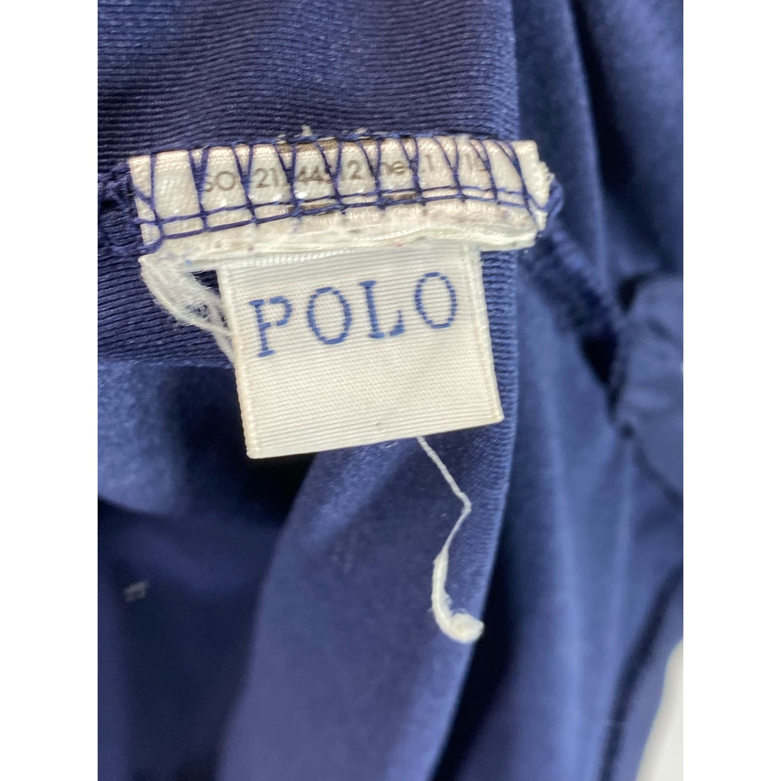 POLO RALPH LAUREN Men's Navy Short Sleeve Two-Button Polo Shirt SZ XL