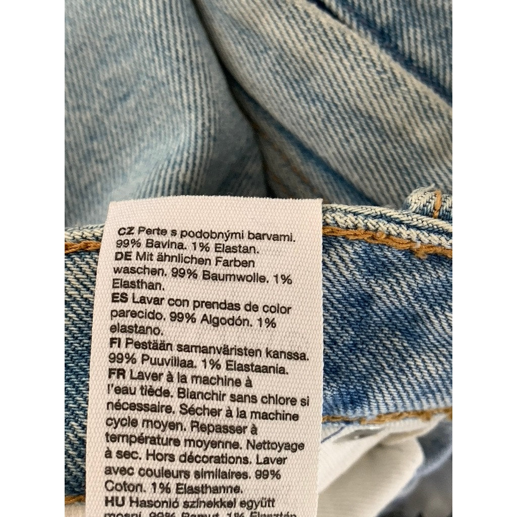 PARIS ATELIER & OTHER STORIES Women's Light Blue Straight-Leg Denim Jean SZ 25